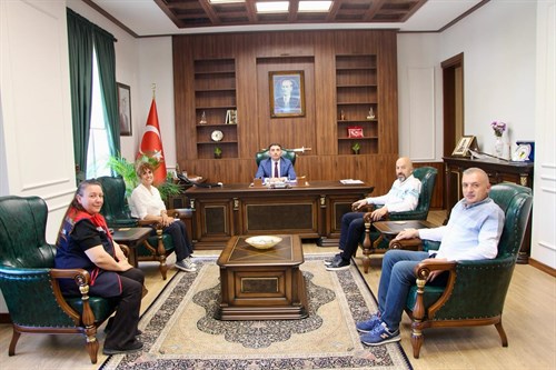 TÜİK ve Tarım Müdürlüğünden Kaymakam KAYA'ya Bilgilendirme Ziyareti